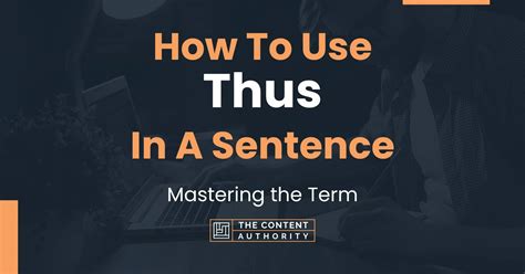 how to use thus.